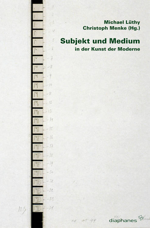 Michael Lüthy, Christoph Menke: Einleitung